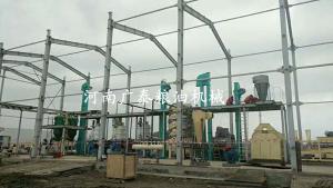 烏茲別克斯坦300噸棉籽預(yù)榨、浸出生產(chǎn)線安裝現(xiàn)場